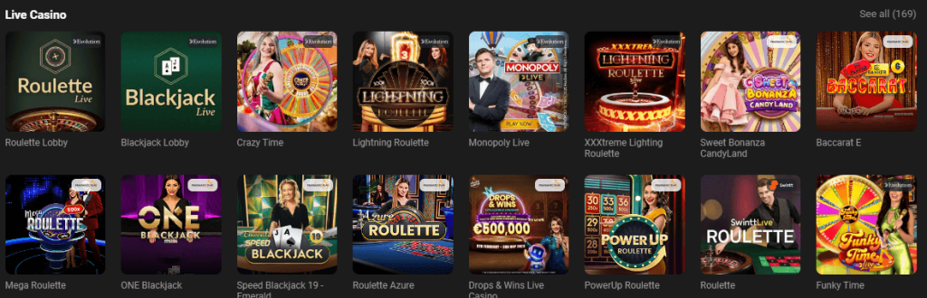 ggbet casino games